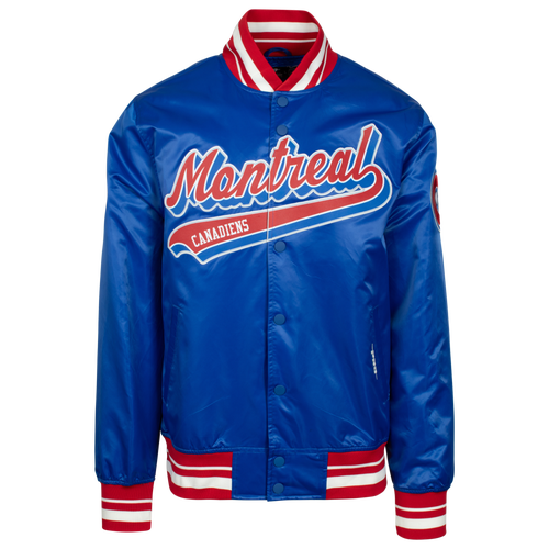 Pro Standard Canadiens Script Tail Satin Jacket