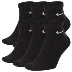 Men's - Nike Everyday Cush Ankle 6PR - White/Black