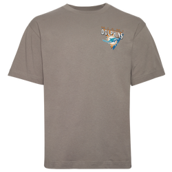 Men's - 47 Brand Miami Dolphins Bar S/S T-Shirt - Wolf Grey