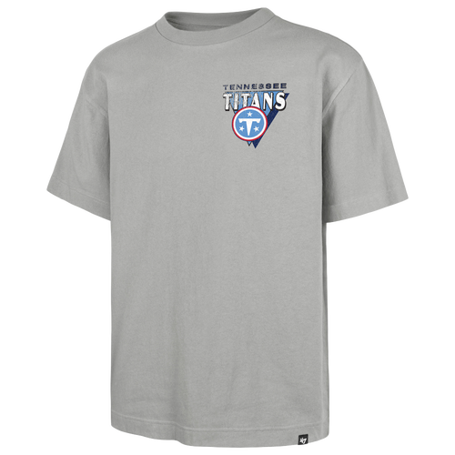 47 Brand Mens Tennessee Titans NFL Tennessee Titans Bar Short Sleeve T-Shirt - - Wolf Grey
