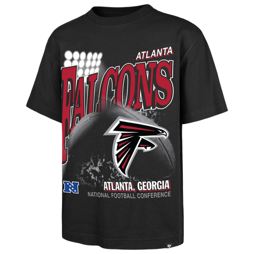 47 Brand Mens Atlanta Falcons Falcons Hometown T-Shirt - - Black