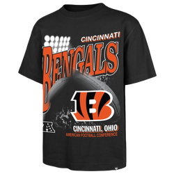 Men's - 47 Brand NFL Cincinnati Bengals Hometown S/S T-Shirt - Black
