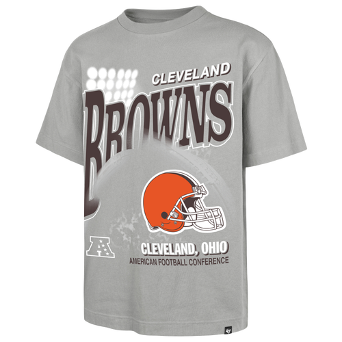 47 Brand Mens Cleveland Browns Browns Hometown T-Shirt - - Wolf Grey