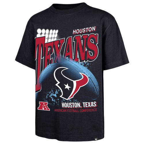 47 Brand Mens Houston Texans Texans Hometown T-Shirt - - Navy