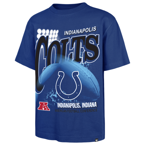 47 Brand Mens Indianapolis Colts NFL Indianapolis Colts Hometown Short Sleeve T-Shirt - - Royal