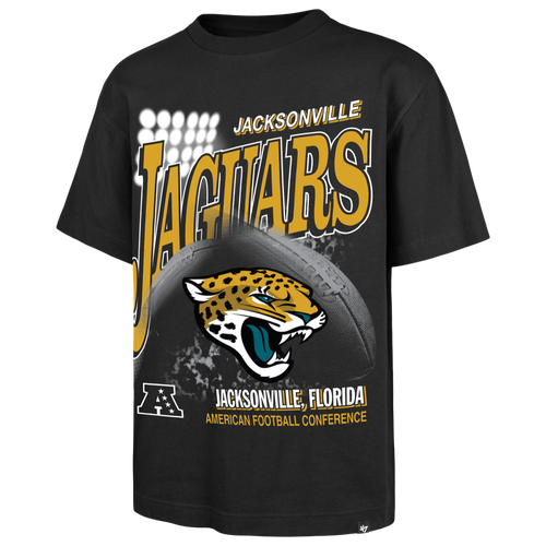 47 Brand Mens Jacksonville Jaguars Jaguars Hometown T-Shirt - - Black