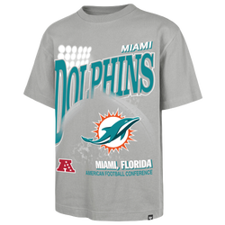 Men's - 47 Brand NFL Dolphins Hometown T-Shirt - Wolf Grey