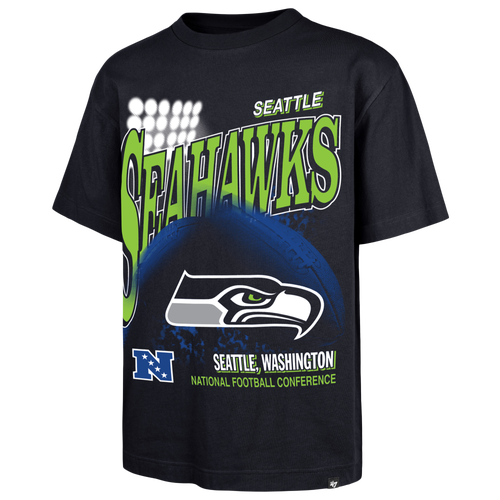 47 Brand Mens Seattle Seahawks NFL Seahawks Hometown T-Shirt - - Navy