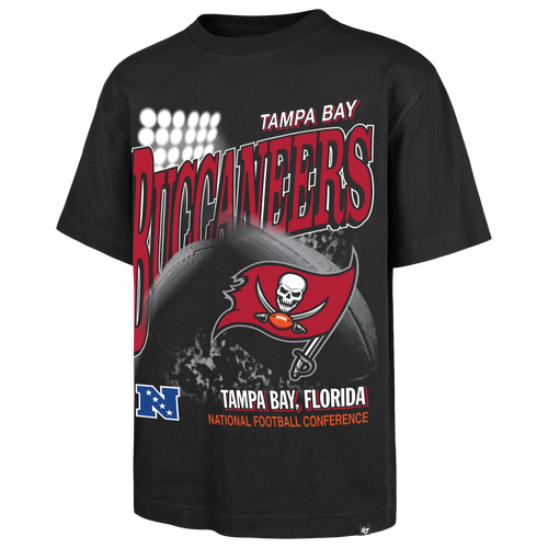 47 Brand Mens Tampa Bay Buccaneers Buccaneers Hometown T-Shirt - - Black