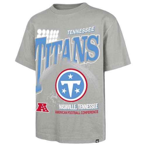 47 Brand Mens Tennessee Titans NFL Tennessee Titans Hometown Short Sleeve T-Shirt - - Wolf Grey