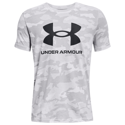 

Boys Under Armour Under Armour Sportstyle Logo AOP Short Sleeve T-Shirt - Boys' Grade School White/Black Size S