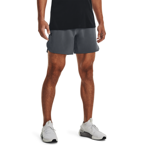 Under Armour Mens  Peak Woven Shorts In Grey/black