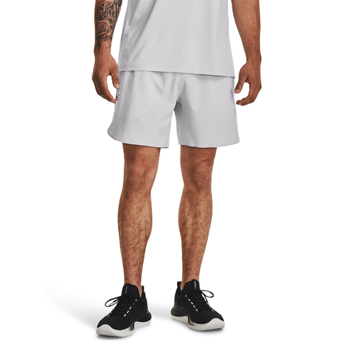 

Under Armour Mens Under Armour Peak Woven Shorts - Mens Halo Gray/Black Size XS