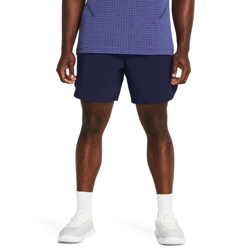 

Under Armour Mens Under Armour Peak Woven Shorts - Mens Midnight Navy/ Pitch Gray Size M