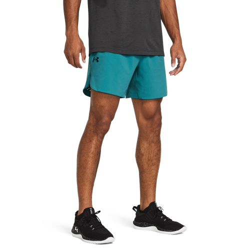 

Under Armour Mens Under Armour Peak Woven Shorts - Mens Circuit Teal/ Black Size S