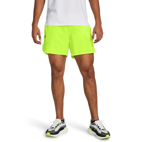 

Under Armour Mens Under Armour Peak Woven Shorts - Mens High Vis Yellow/Black Size L