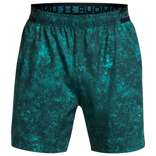 

Under Armour Mens Under Armour Vanish Woven 6" Printed Shorts - Mens Teal Blue Size XXL