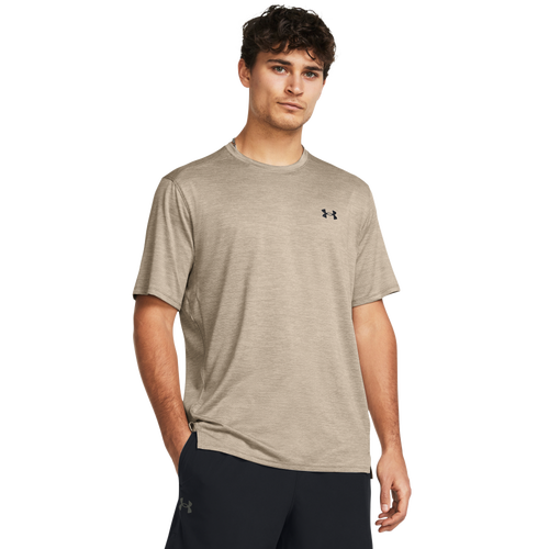 

Under Armour Mens Under Armour Tech Vent Short Sleeve - Mens Timberwolf Taupe/Black Size XL