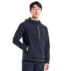 Men's - Under Armour Outrun The Storm Jacket - Jet Gray/Black/Reflective