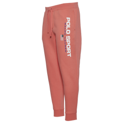 Men's - Polo Ralph Lauren Logo Fleece Pants - Red/Red