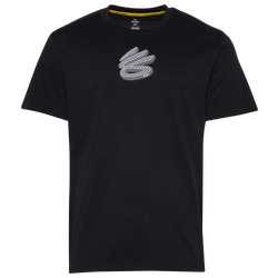 Men's - Under Armour Curry Heavyweight Logo T-Shirt - Black