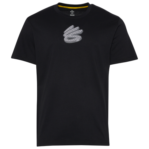 

Under Armour Mens Under Armour Curry Heavyweight Logo T-Shirt - Mens Black Size XL