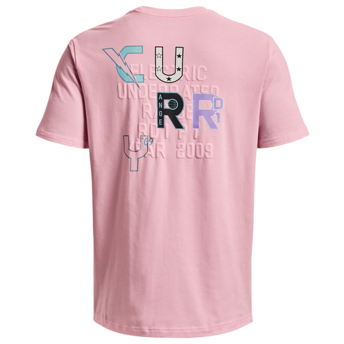 

Under Armour Mens Under Armour Curry Animated T-Shirt - Mens Pink Size L