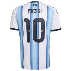 Men's - adidas Argentina 26 Home Replica Messi Jersey  - White