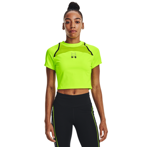 

Under Armour Womens Under Armour Run Anywhere Crop - Womens Lime Surge Size M