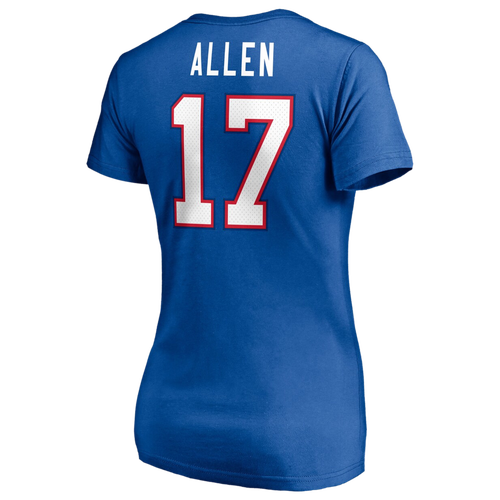 

Fanatics Womens Josh Allen Fanatics Bills Name & Number V-Neck T-Shirt - Womens Royal/Royal Size 3XL