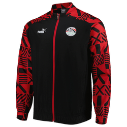Men's - PUMA Egypt National Team Pre-Match Full-Zip Jacket - Black