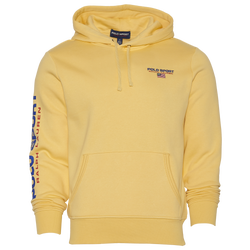 Men's - Polo Ralph Lauren Logo Pullover Hoodie - Yellow/Yellow