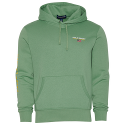 Men's - Polo Ralph Lauren Logo Pullover Hoodie - Green/Green
