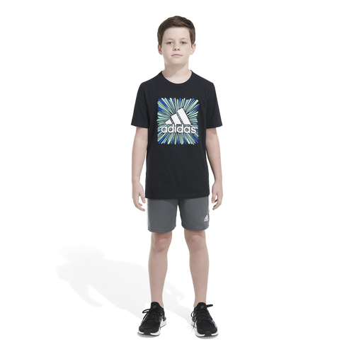 

Boys adidas adidas Logo T-Shirt - Boys' Grade School Black/Multi Size S