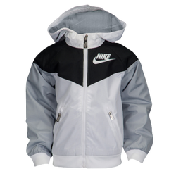 Boys' Toddler - Nike Windrunner Jacket - Wolf Grey/Black/White