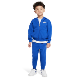 Boys' Toddler - Nike Lbr Full Zip Club Set - Blue/White