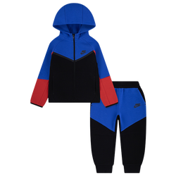 Boys' Toddler - Nike Tech Fleece Full-Zip Set - Game Royal/Black