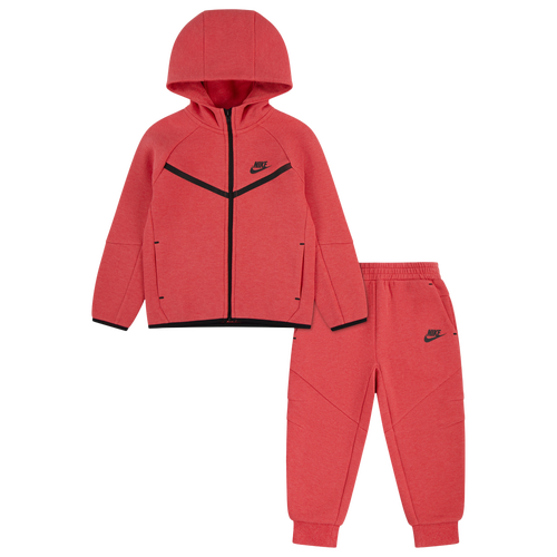 Nike Tech Fleece Full-Zip Set - Nike Red/Black
