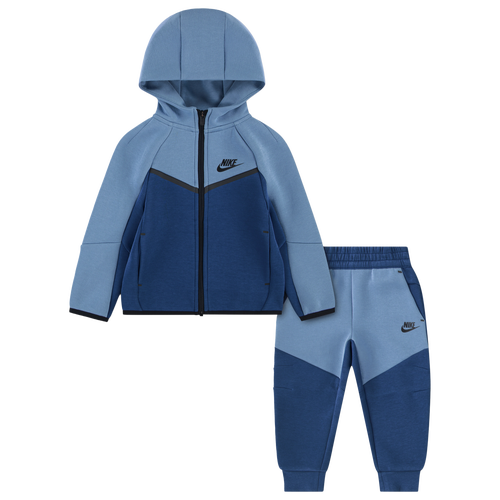  - Nike Tech Fleece Full-Zip Set - Blue/Black