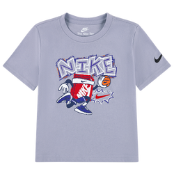 Boys' Toddler - Nike Chalky Boxy Bball T-Shirt - Purple/Purple