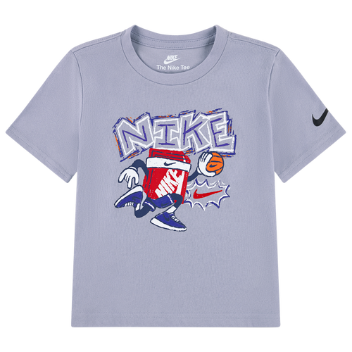  - Nike Chalky Boxy Bball T-Shirt - Purple