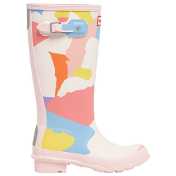 Girls' Preschool - Hunter Boots OG Glacial - Pink Salt/Red