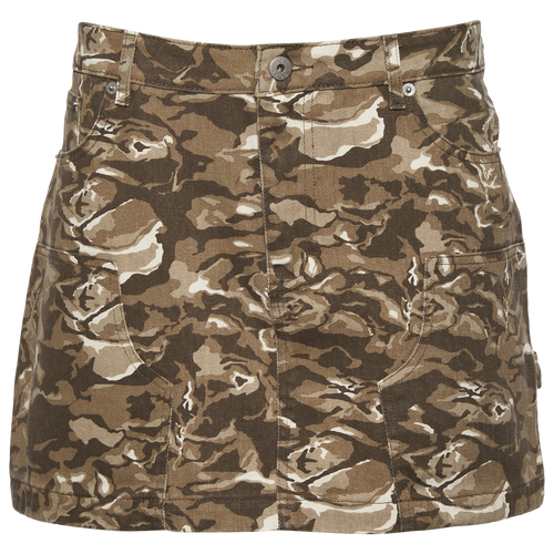 WOMENS - Cozi Mini Carpenter Skirt - Camo/Rose