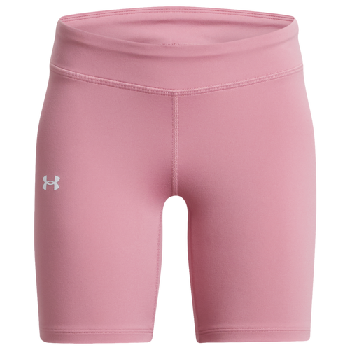 

Girls Under Armour Under Armour Motion Bike Shorts - Girls' Grade School Pink Elixir/White Size M