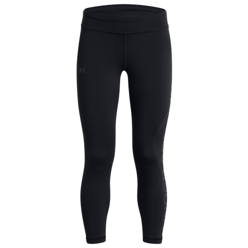 

Girls Under Armour Under Armour Motion Novelty Crop - Girls' Grade School Jet Gray/Black Size M