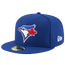 New Era Blue Jays 59Fifty Authentic Cap - Adult Royal/Red