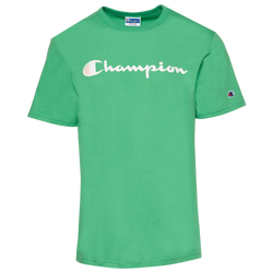 Men's - Champion Script 22 Short Sleeve T-Shirt - Green/White