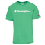 Champion Lightweight Short Sleeve T-Shirt - Men's Green/White