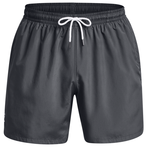 

Under Armour Mens Under Armour Woven Volley Shorts - Mens White/Red Size S