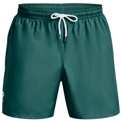 Men's - Under Armour Woven Volley Shorts - Teal/Teal